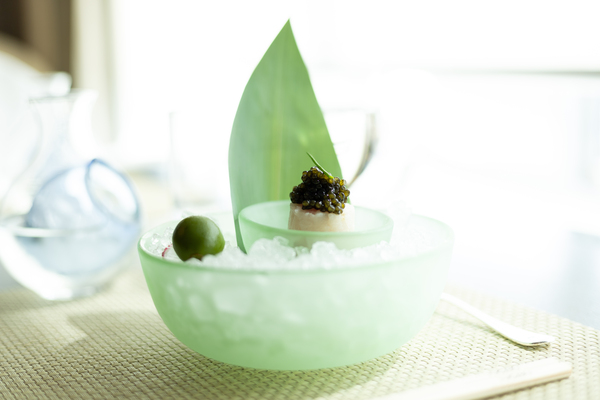 Crystal Cruises Crystal Symphony UMA UMA Yellow Tail Tartar with Caviar 1.jpg